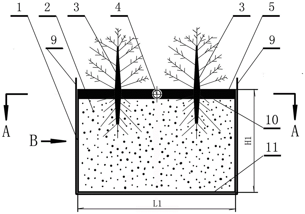 用于种植灌木的膨润土尾矿模块式植树袋的制作方法