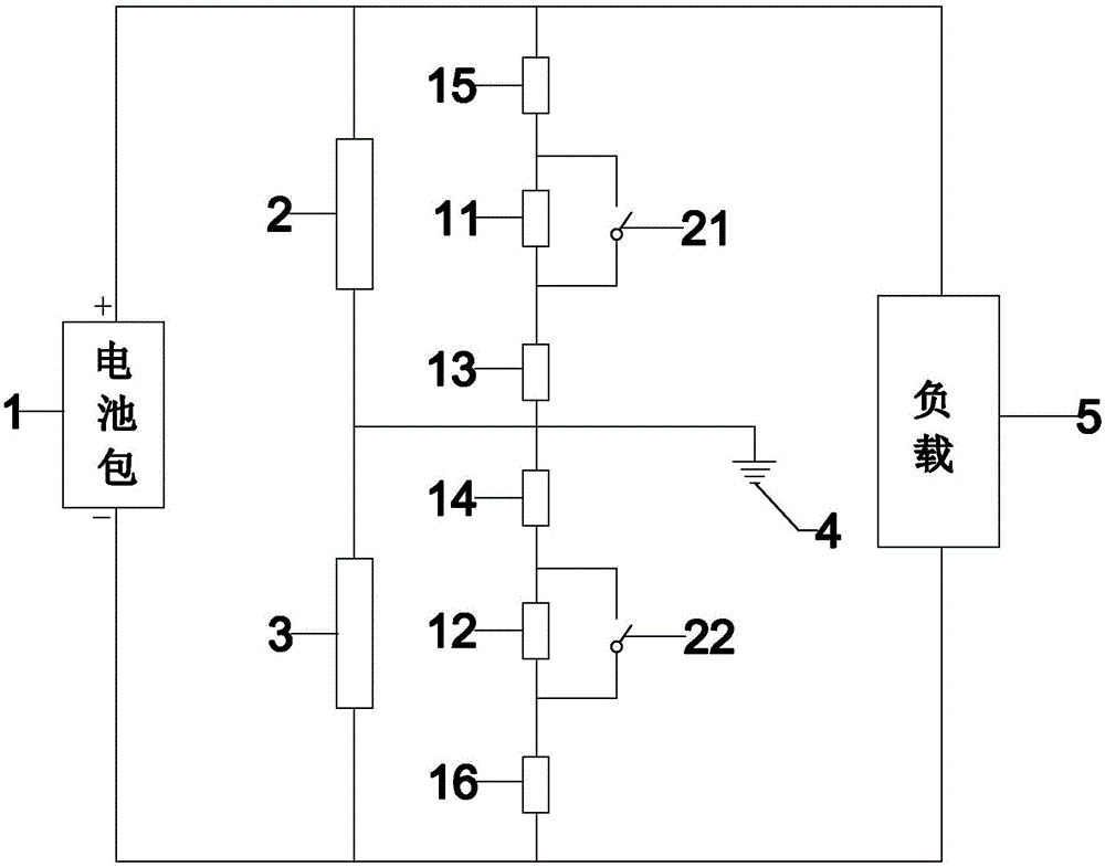 一种电池绝缘检测电路的制作方法