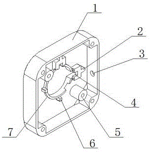 一种开关手柄指示座的制作方法