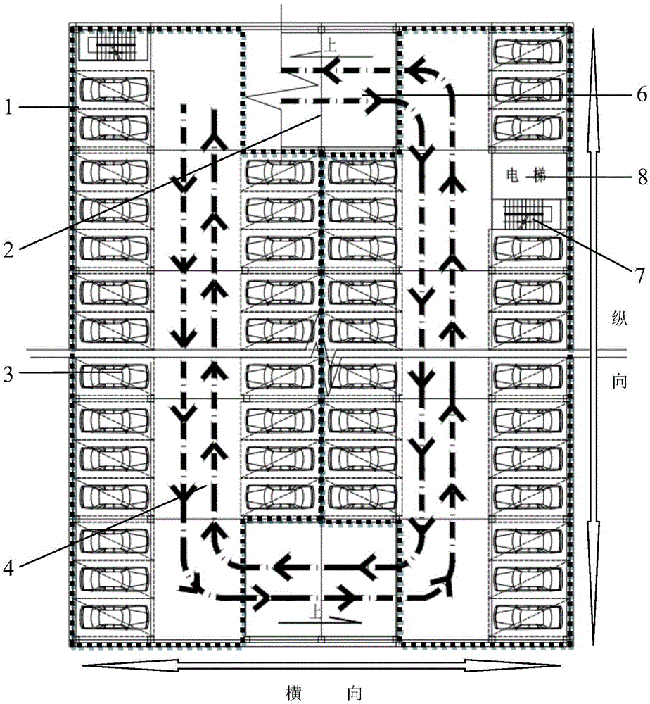 一种自走式错层立体车库的制作方法