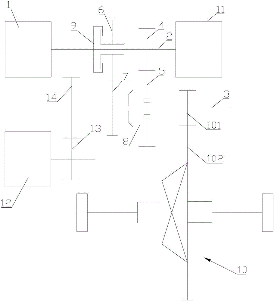 混合动力驱动系统及车辆的制作方法