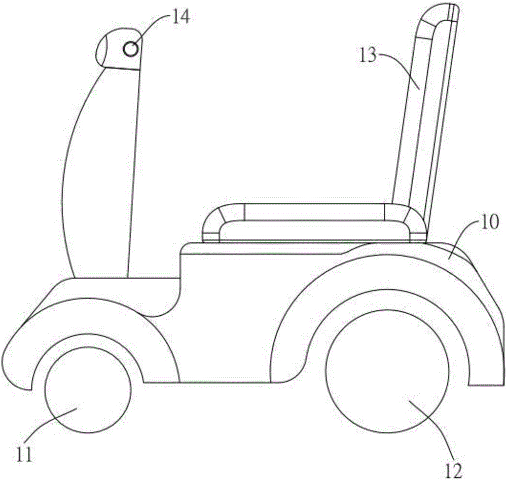 具有前后承载结构的电动代步车的制作方法