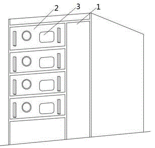 一种标识低压抽屉柜的制作方法