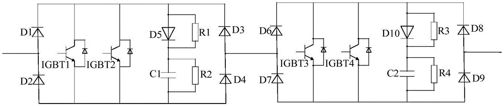 一种用于断路器的二极管全桥双级子模块的制作方法