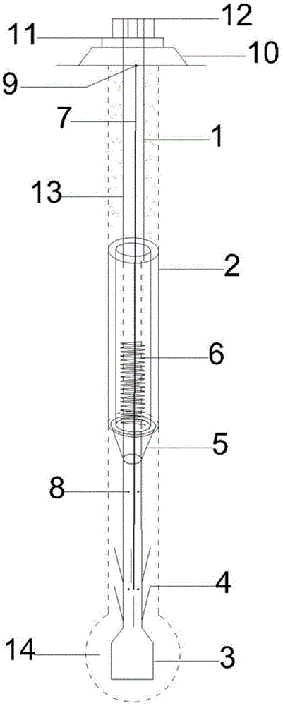一种局部管缝式端扩型吸能锚杆及其施工方法与流程