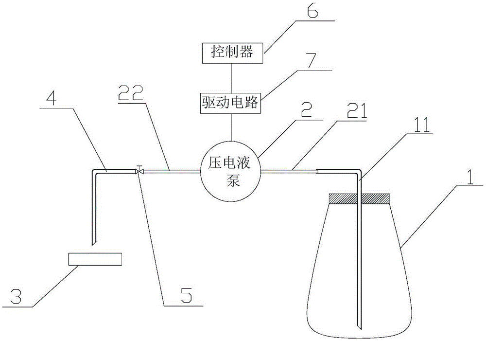 一种基于压电液泵式的液体雾化装置的制作方法