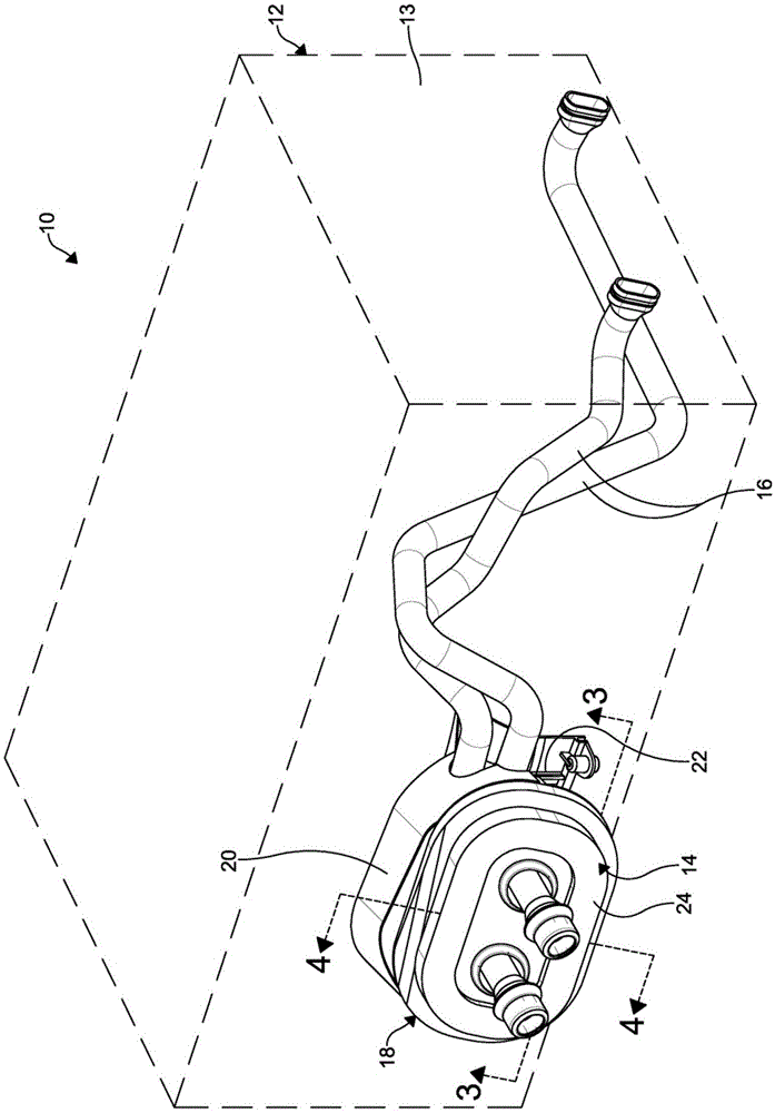 由用于前围正面的华夫格形式和榫槽联接实现的噪音衰减的制作方法