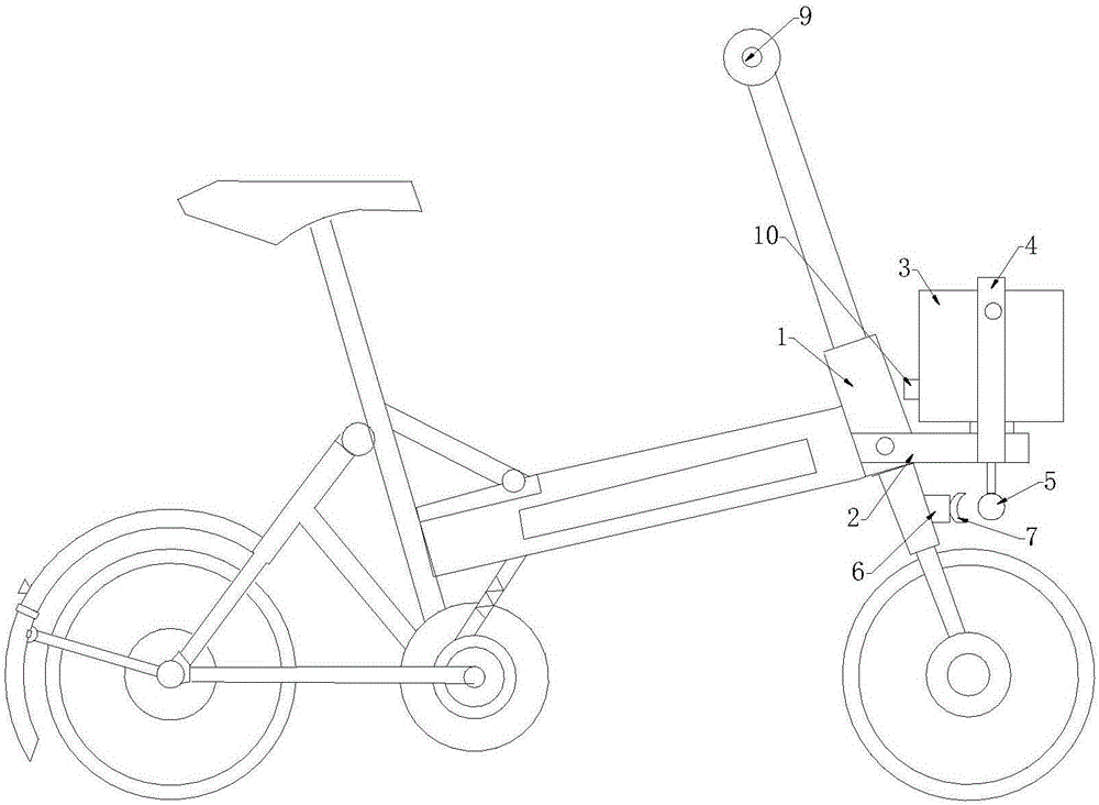 一种摇篮型自行车筐的制作方法