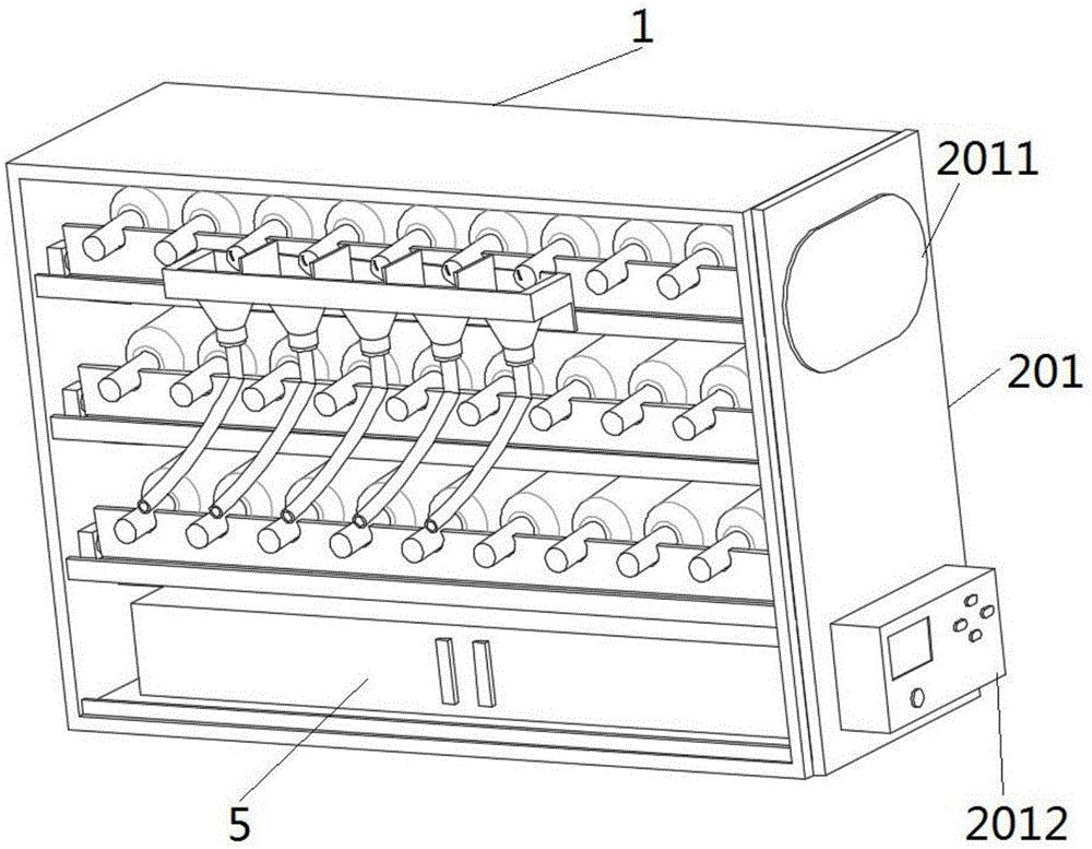 一种搭载超声波装置的酒柜的制作方法