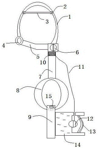 电力检测施工安全带悬挂器的制作方法