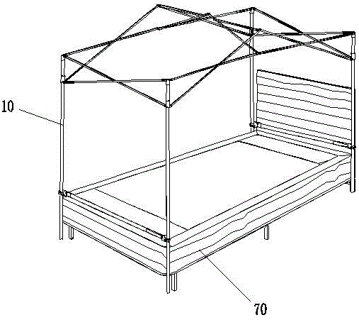 一种蚊帐支架的安装结构的制作方法