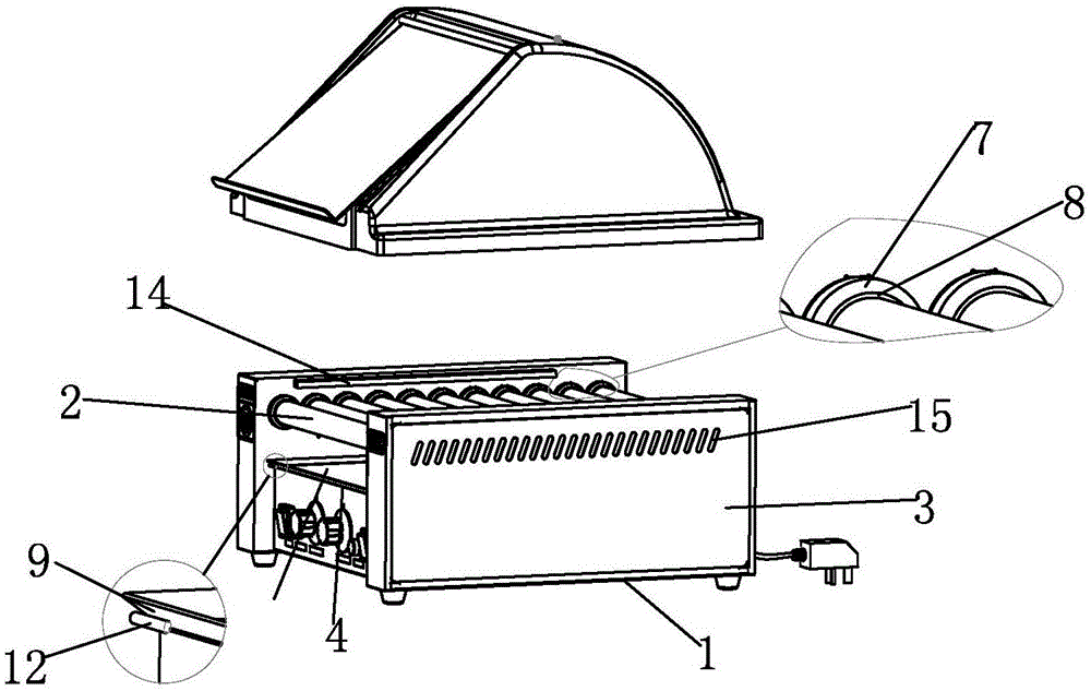 一种烤肠机的制作方法