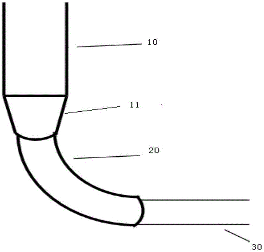 一种超声波洁牙机的尾线结构的制作方法