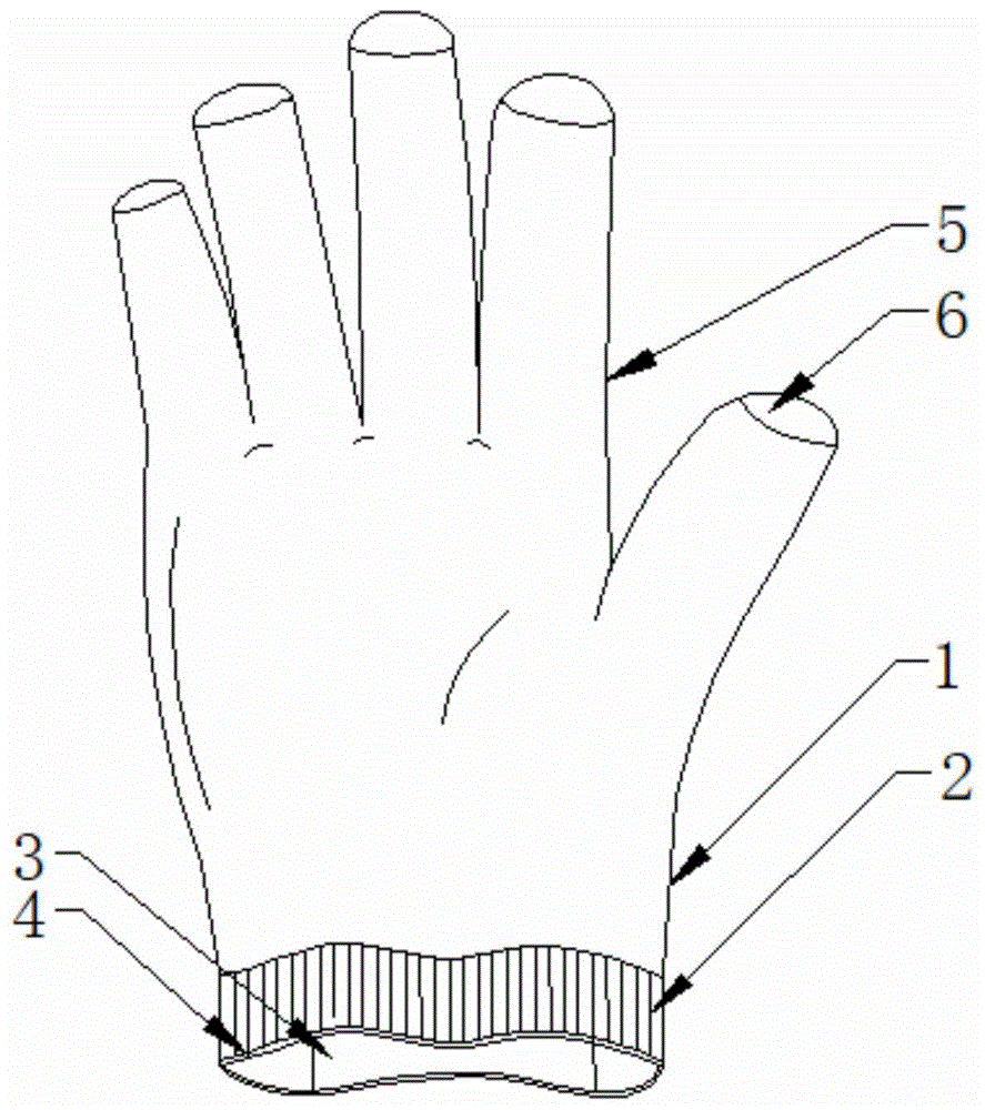 一种约束手套的制作方法