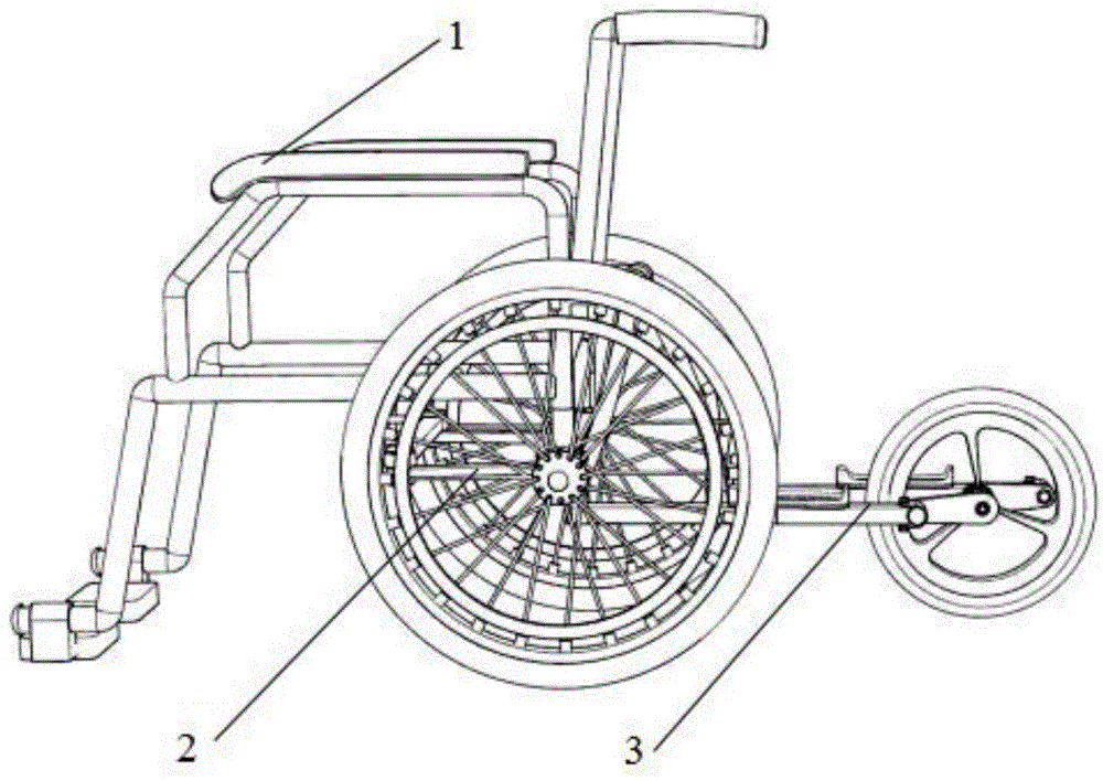一种踏板式轮椅的制作方法