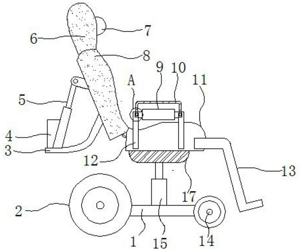 一种具有按摩功能的电动轮椅的制作方法
