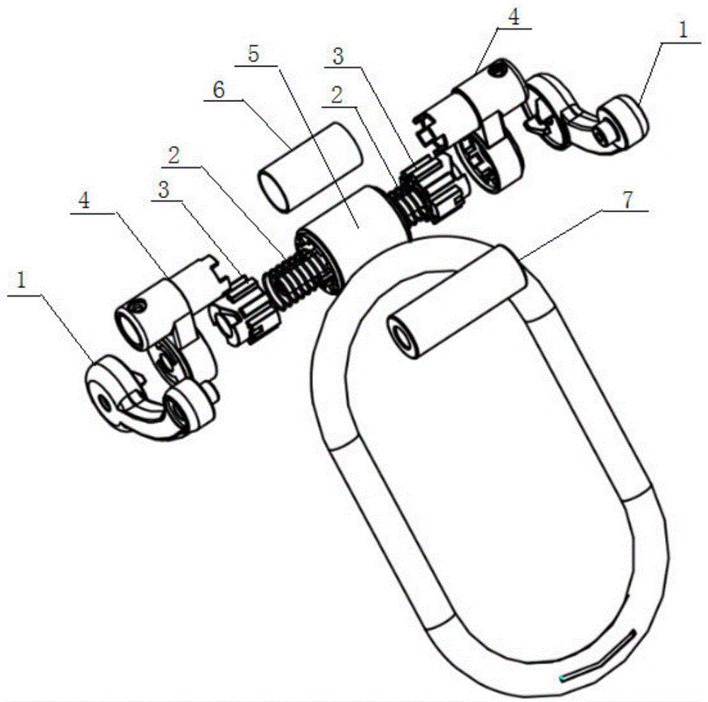 一种折叠轮椅锁定装置的制作方法