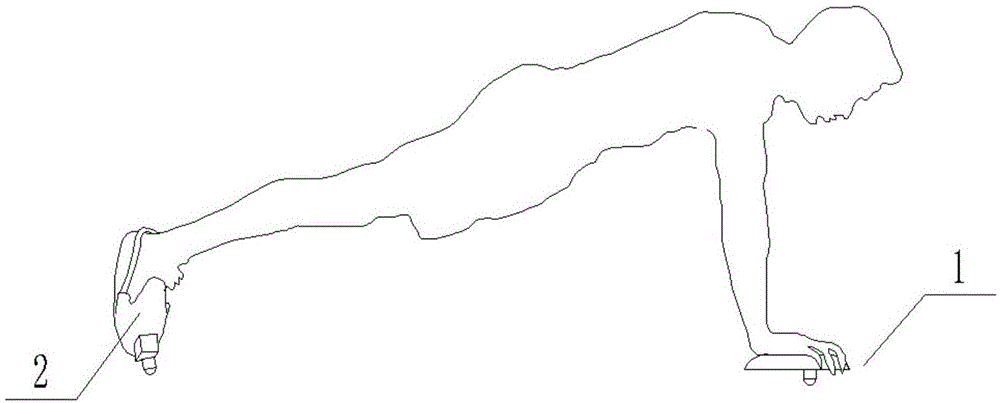 一种便携式俯撑综合健身器的制作方法