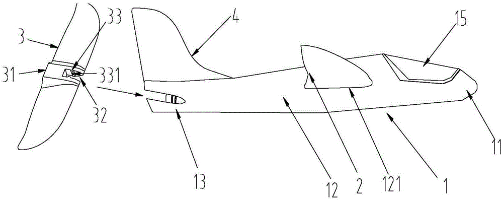插尾式手抛飞机的制作方法