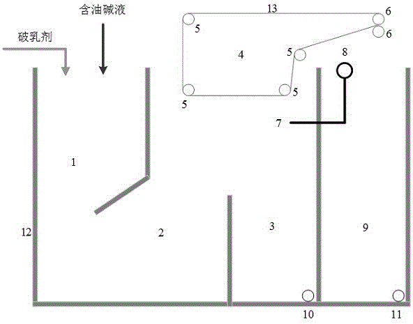 一种去除碱液浮油的装置的制作方法