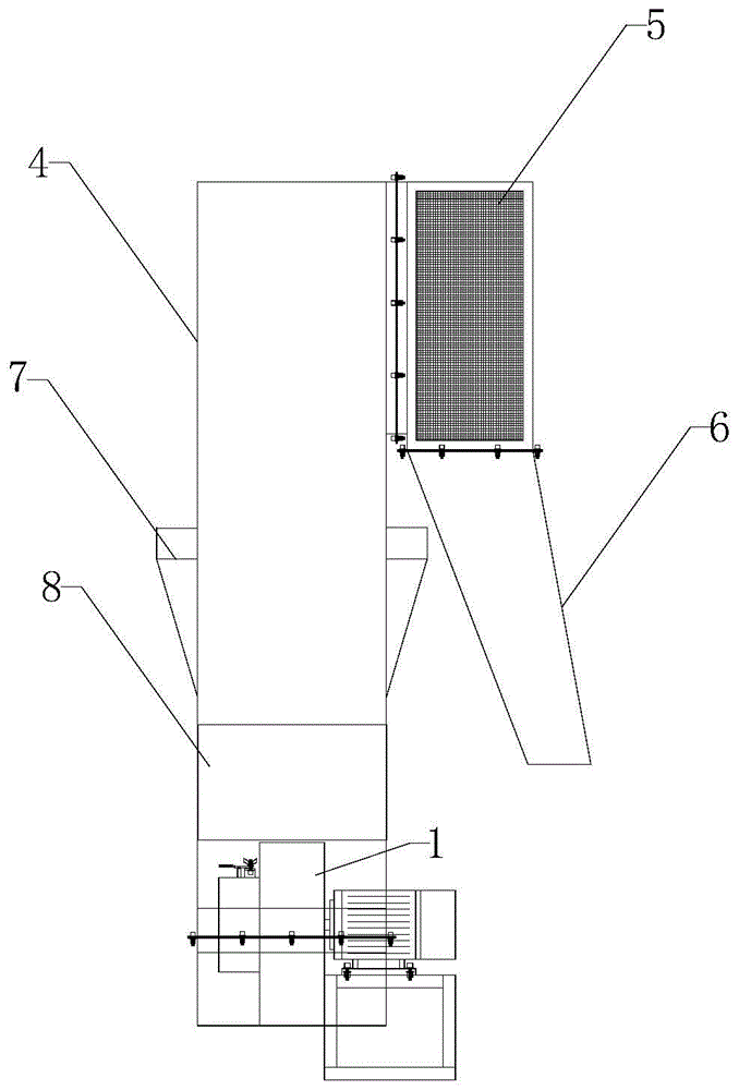 槟榔风选去杂机的制作方法