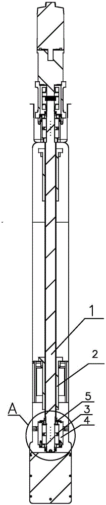 定梁龙门数控铣镗床的龙门Z轴丝杠下轴承防废油结构的制作方法