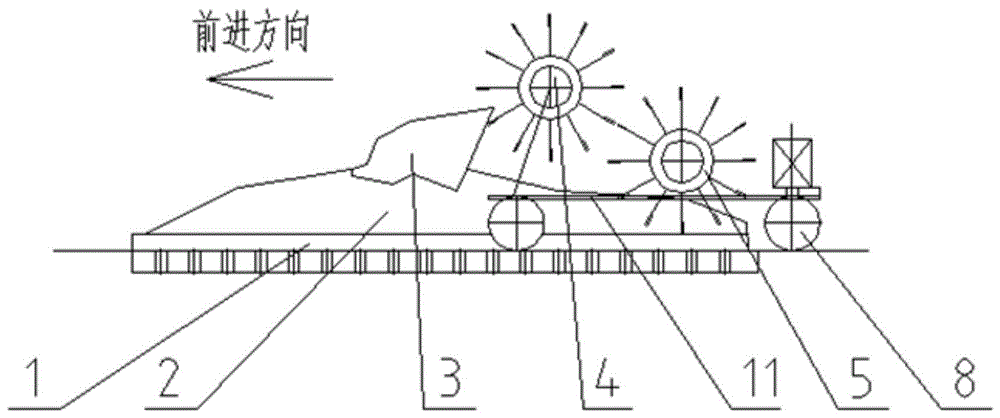 一种钢渣双辊破碎车的制作方法