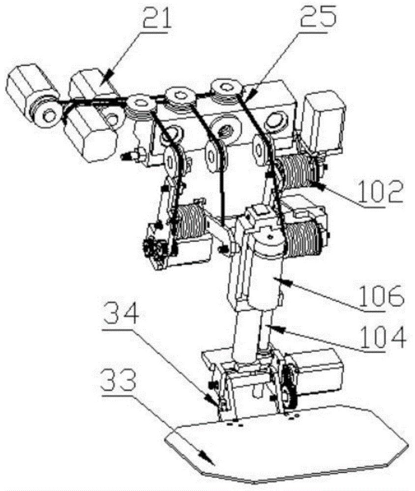 一种安装于轮椅座椅的绳驱动下肢关节康复机构的制作方法