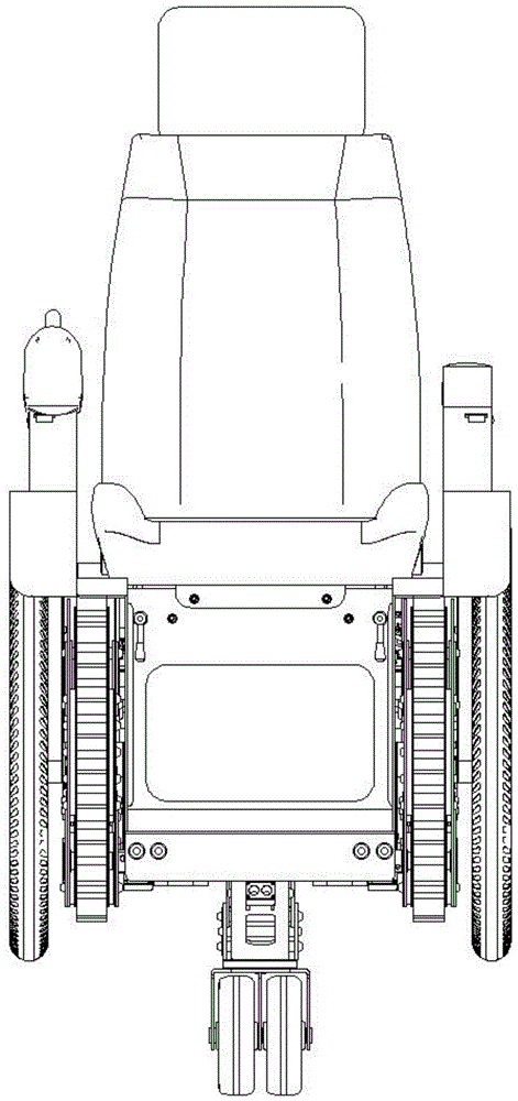履带式楼梯攀爬轮椅的制作方法