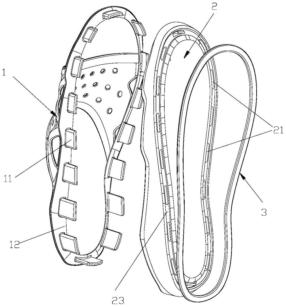 一种鞋子的制造方法及其模具、鞋面和鞋底与流程