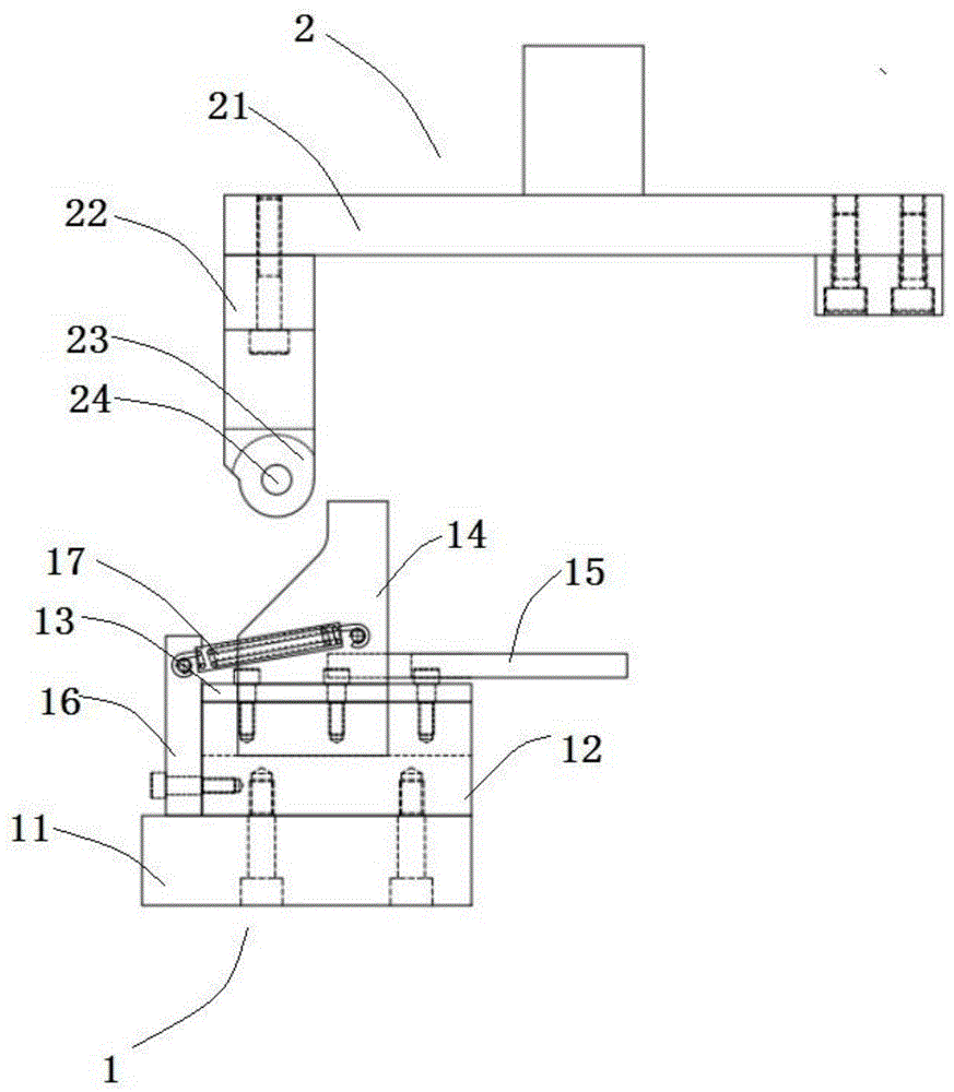 一种钛棒剪切下料模具活动定位装置的制作方法