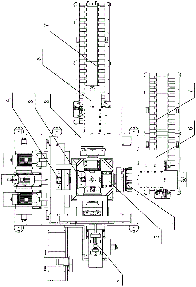 一种铝轮毂全自动切钻一体机的制作方法