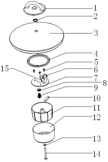 一种应用于电陶炉配套水壶的RF射频模块结构的制作方法