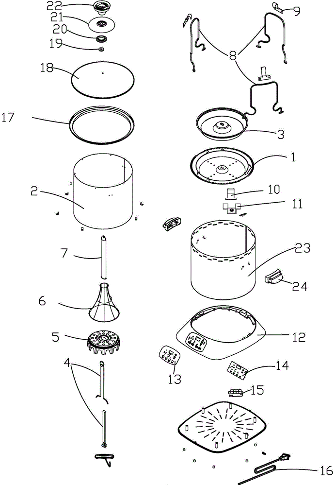 一种智能型烧烤桶的制作方法