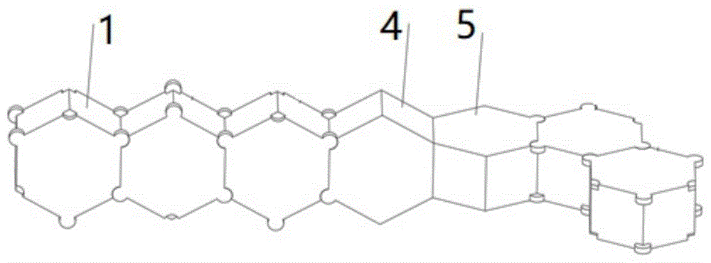 一种多边形模块化可变形链式机器人的制作方法