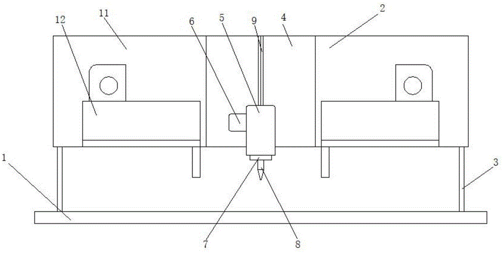 一种箱包无尘钻孔设备的制作方法