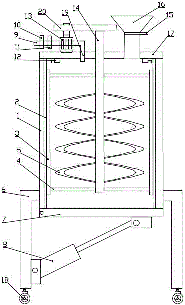 一种实用性建筑搅拌机的制作方法