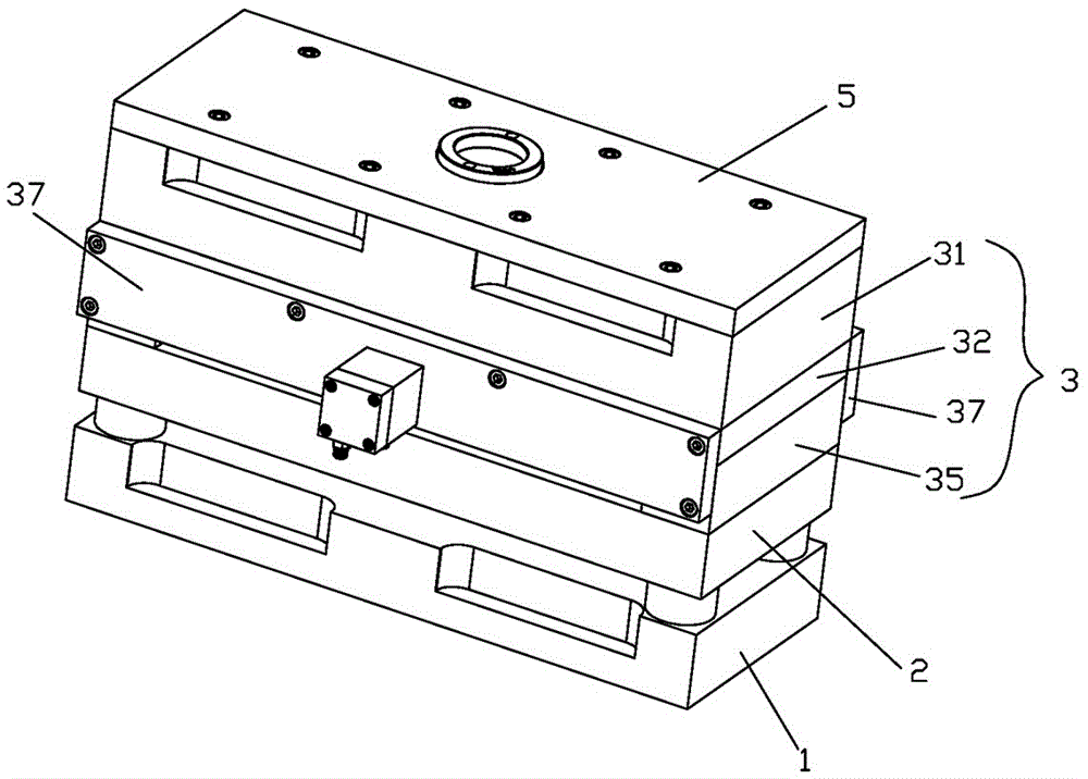 一种管体容器模具的结构的制作方法