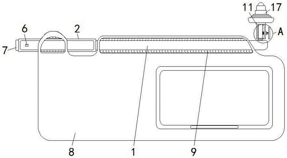 一种遮阳板转杆用内杆的制作方法