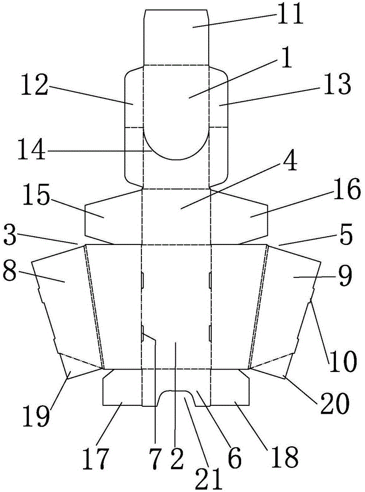 一体成型包装展示多用盒的制作方法