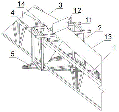 一种具有人字形双向混凝土刮板机构的渠底衬砌机的制作方法