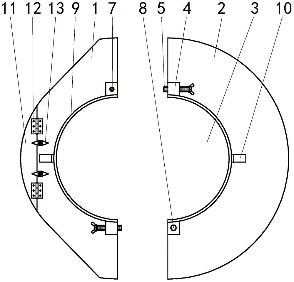 一种可调试循环利用的管道吊模的制作方法