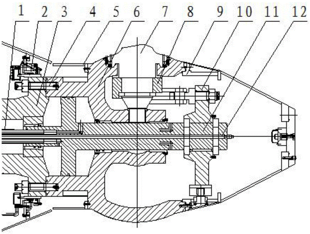 一种贯流式水轮机充压式高压转动机构的制作方法
