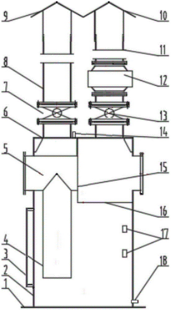 一种带调节放散的湿式超压放散装置的制作方法
