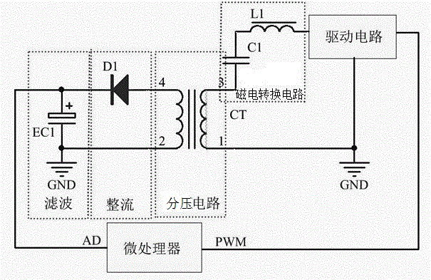 基于电流互感的感应测温电路及感应测温装置和烹饪装置的制作方法