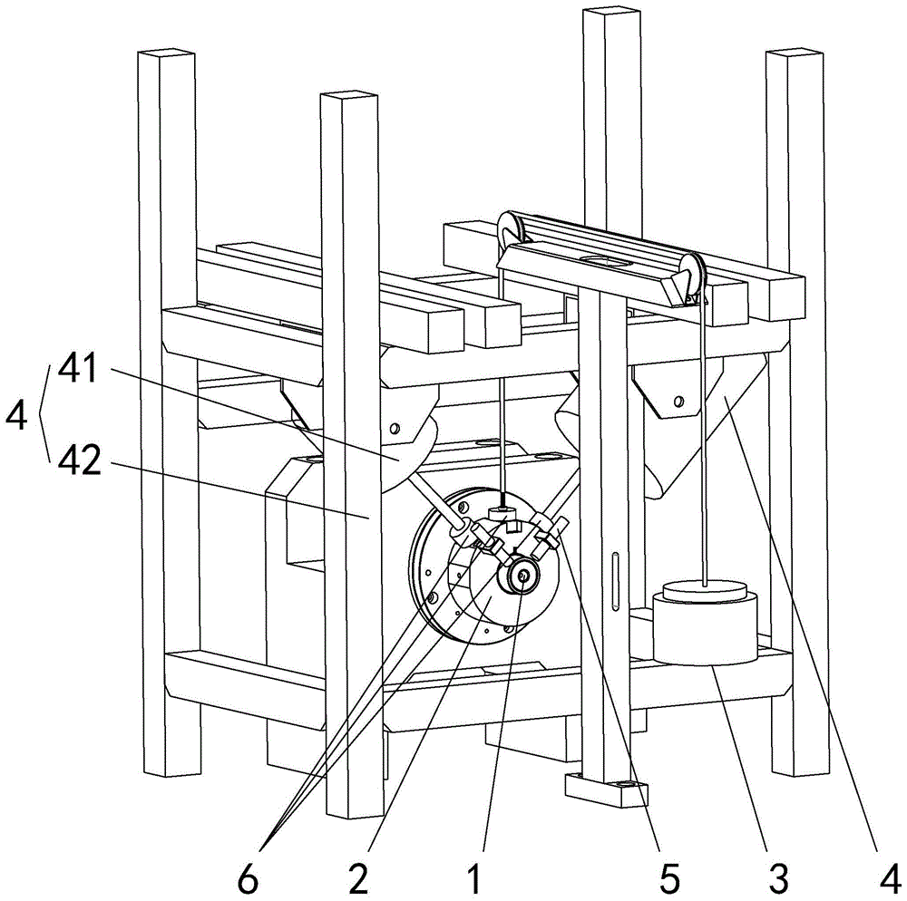 一种箔片动压空气径向轴承的动态刚度和动态阻尼测试台的制作方法