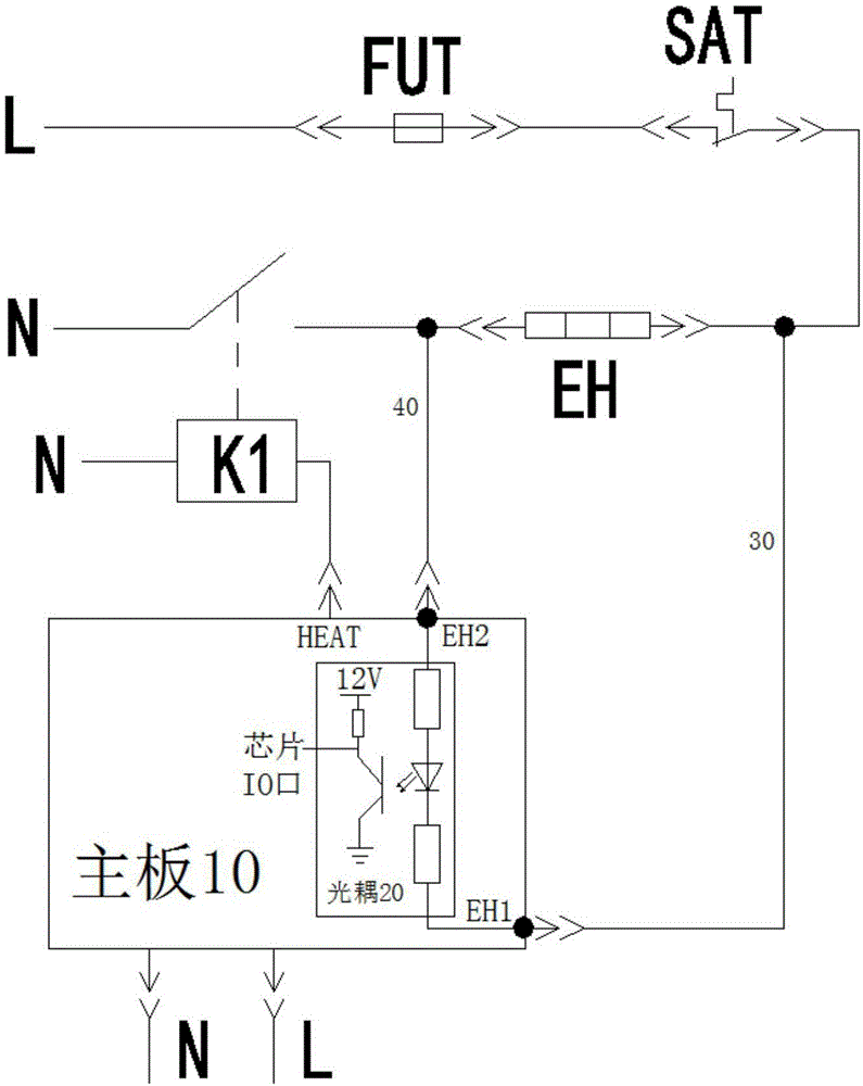 一种电加热器保护装置及空调机组的制作方法