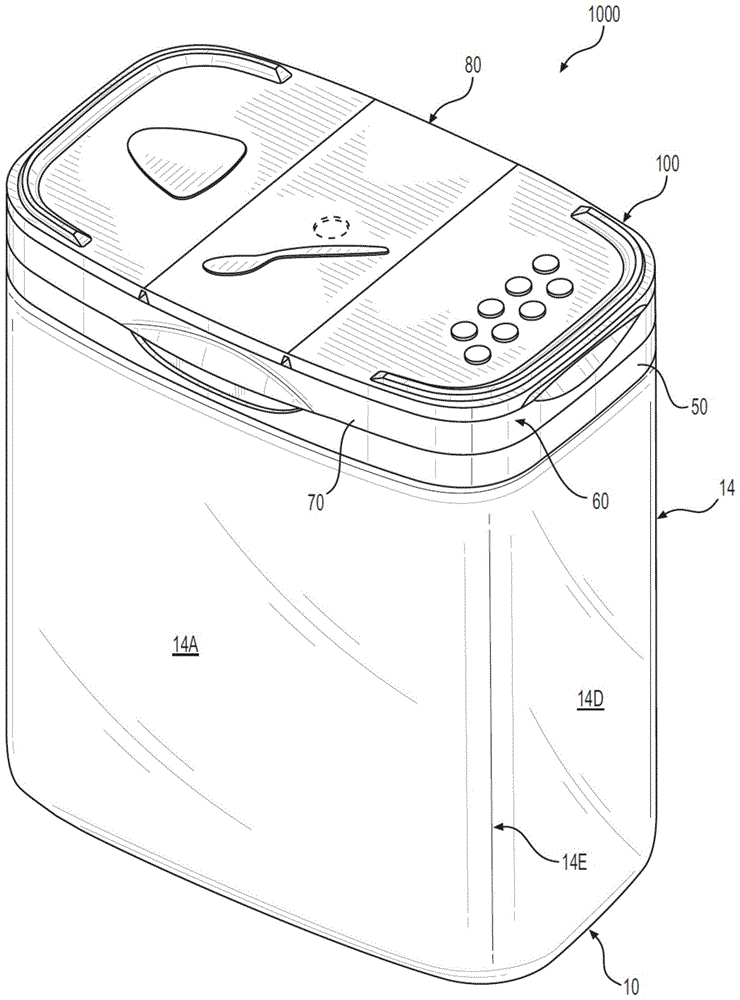 三门盖及使用该三门盖的容器的制作方法