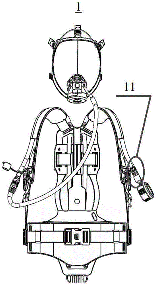 一种呼吸器减压器用报警哨装置的制作方法
