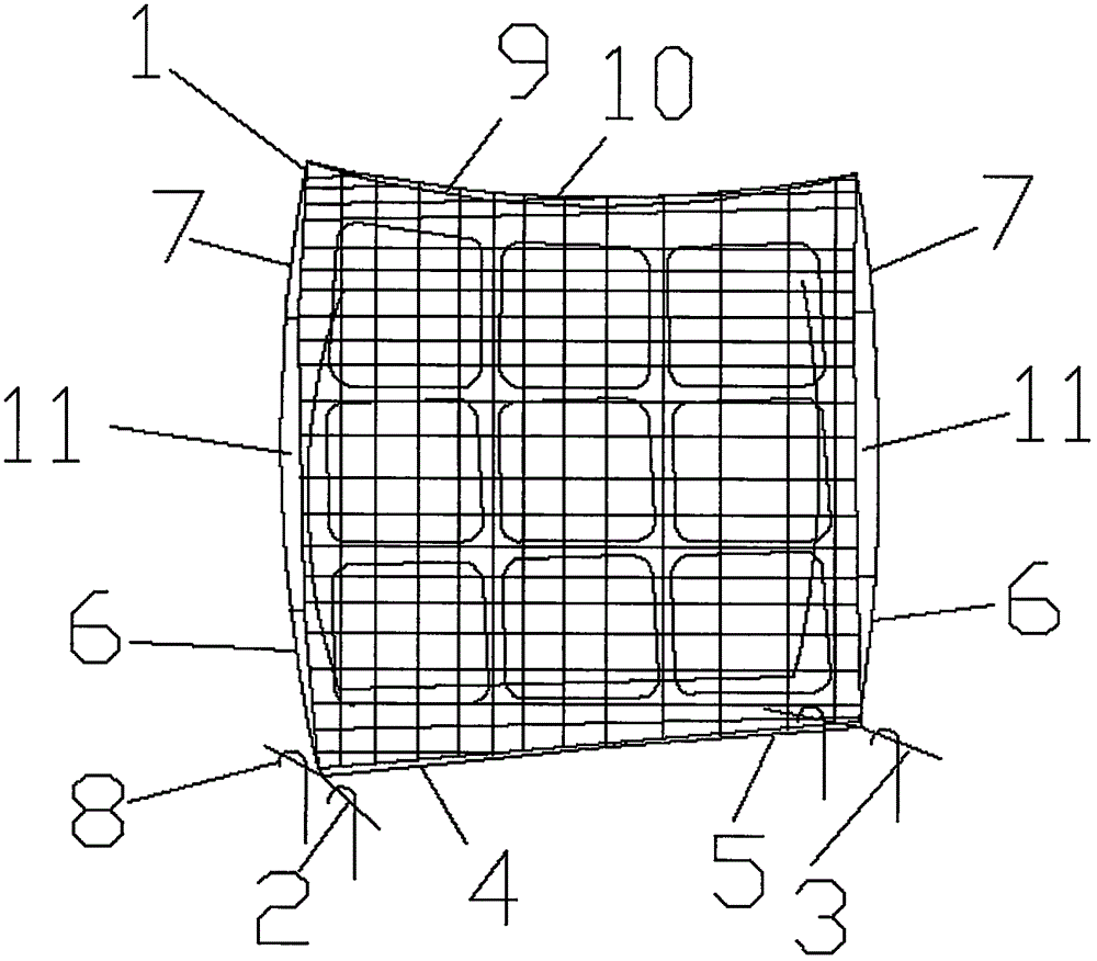 一种便携式飞盘练习网的制作方法